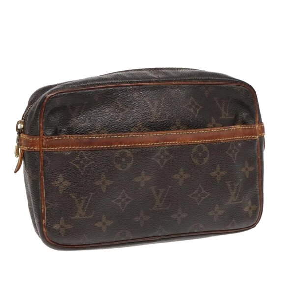 LOUIS VUITTON Monogram Compiegne 23 Clutch Bag M51847 LV Auth 92574 - Picture 1 of 14
